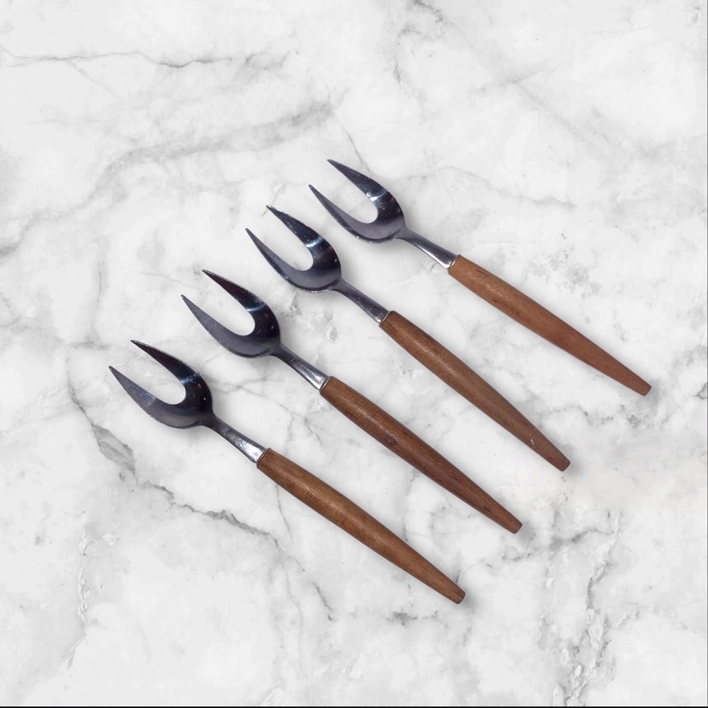 Vintage MCM NEVCO Appetizer Forks